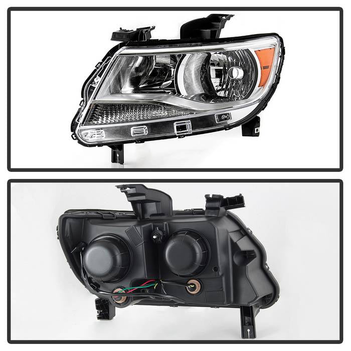 SPYDER xTune 15-17 Chevrolet Colorado OEM Style Halogen Headlights - Chrome (HD-JH-CCOL15-AM-C) 9044069