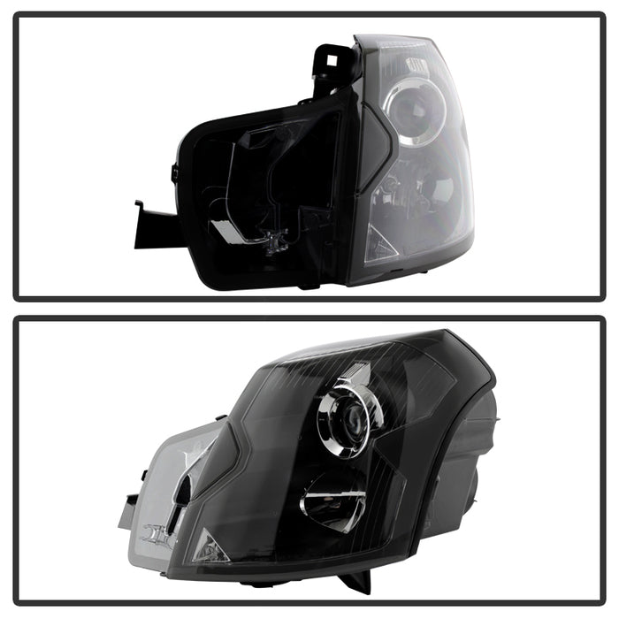 SPYDER Xtune Cadillac Cts 03-07 Crystal Headlights Halogen Model Only OEM HD-JH-CCTS03-BK 9023798