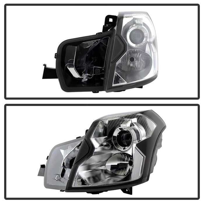 SPYDER Xtune Cadillac Cts 03-07 Crystal Headlights Halogen Model Only Chrome HD-JH-CCTS03-C 9023804