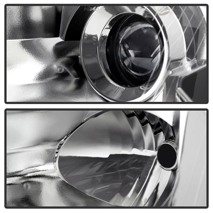 SPYDER Xtune Cadillac Cts 03-07 Crystal Headlights Halogen Model Only Chrome HD-JH-CCTS03-C 9023804