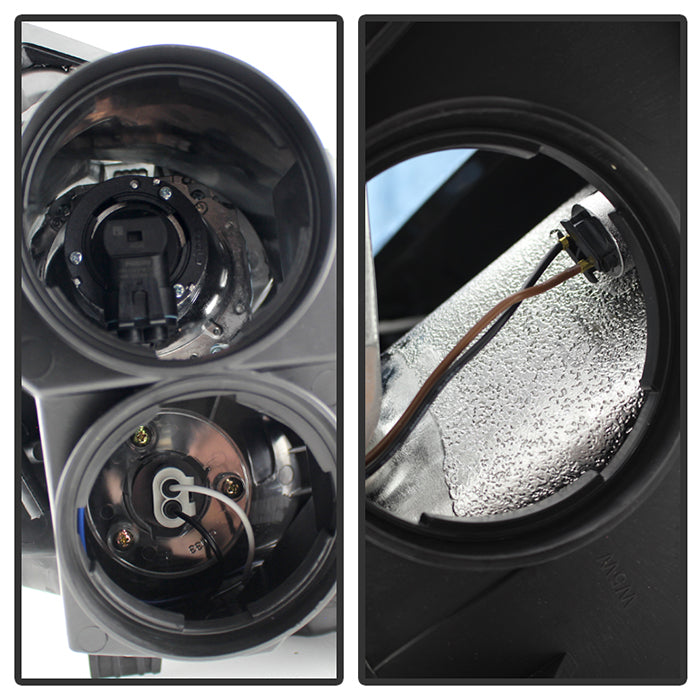 SPYDER Xtune Cadillac Cts 03-07 Crystal Headlights Halogen Model Only Chrome HD-JH-CCTS03-C 9023804