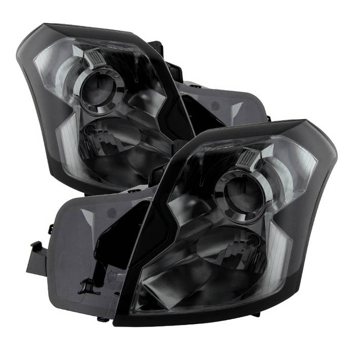 SPYDER Xtune Cadillac Cts 03-07 Crystal Headlights Halogen Model Only Smoke HD-JH-CCTS03-SM 9023811