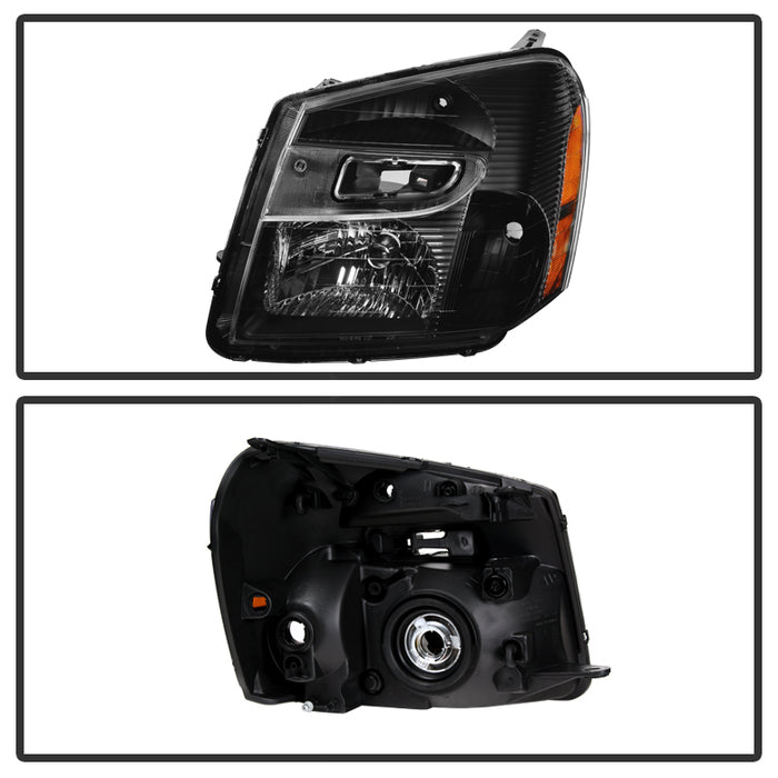 SPYDER Xtune Chevy Equinox 05-09 OEM Style Headlights Black HD-JH-CEQ05-AM-BK 9031007