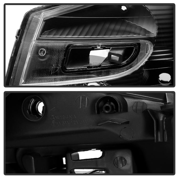 SPYDER Xtune Chevy Equinox 05-09 OEM Style Headlights Black HD-JH-CEQ05-AM-BK 9031007