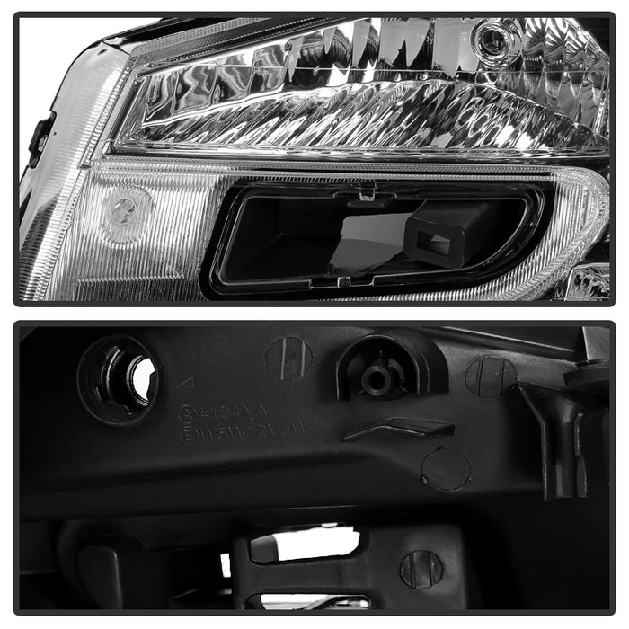 SPYDER Xtune Chevy Equinox 05-09 OEM Style Headlights Chrome HD-JH-CEQ05-AM-C 9031014