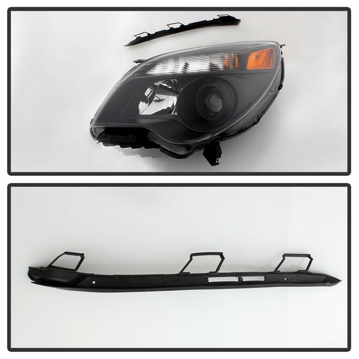SPYDER xTune 10-13 Chevrolet Equinox LTZ OEM Style Halogen Headlights - Black (HD-JH-CEQ10-AM-BK) 9037801