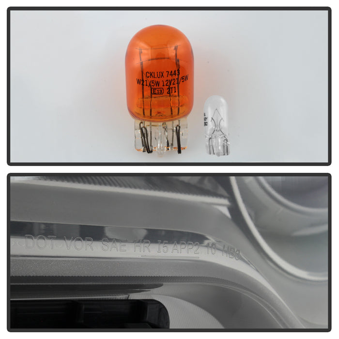SPYDER xTune 10-13 Chevrolet Equinox LTZ OEM Style Halogen Headlights - Chrome (HD-JH-CEQ10-OE-AM-C) 9037818