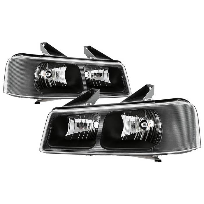 SPYDER xTune 03-17 Chevrolet Express 1500 OEM Style Headlights - Black (HD-JH-CEX03-OE-BK) 9042485