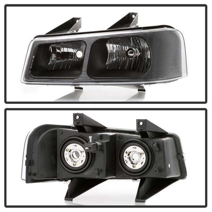SPYDER xTune 03-17 Chevrolet Express 1500 OEM Style Headlights - Black (HD-JH-CEX03-OE-BK) 9042485