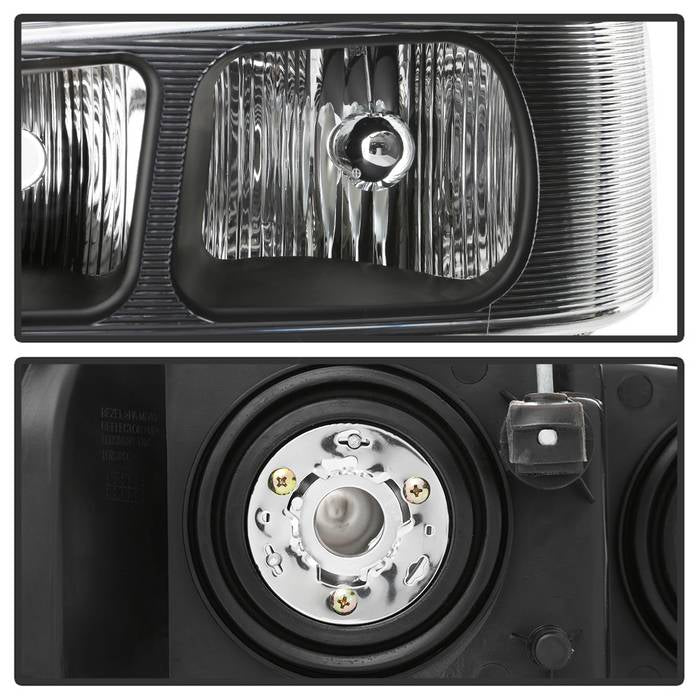 SPYDER xTune 03-17 Chevrolet Express 1500 OEM Style Headlights - Black (HD-JH-CEX03-OE-BK) 9042485