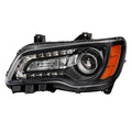 SPYDER xTune 11-14 Chrysler 300 Driver Side Halogen Headlight w/Bezel - OEM Left (HD-JH-CHR30011-OEBK-L) 9037825
