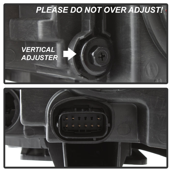 SPYDER xTune 11-14 Chrysler 300 Passenger Side Halogen Headlight w/Bezel - OEM Left (HD-JH-CHR30011-OEBK-R) 9037832