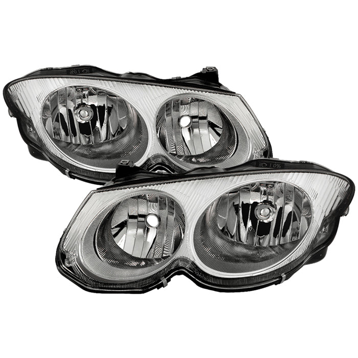 SPYDER Xtune Chrysler 300M 1999-2004 (Not Hid Model) Crystal Headlights Chrome HD-JH-CHR300M99-C 9024788