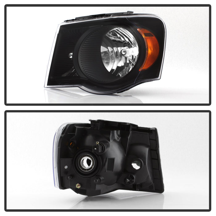 SPYDER xTune 07-09 Chrysler Aspen OEM Style Headlights - Black (HD-JH-CHRASP07-AM-BK) 9037863