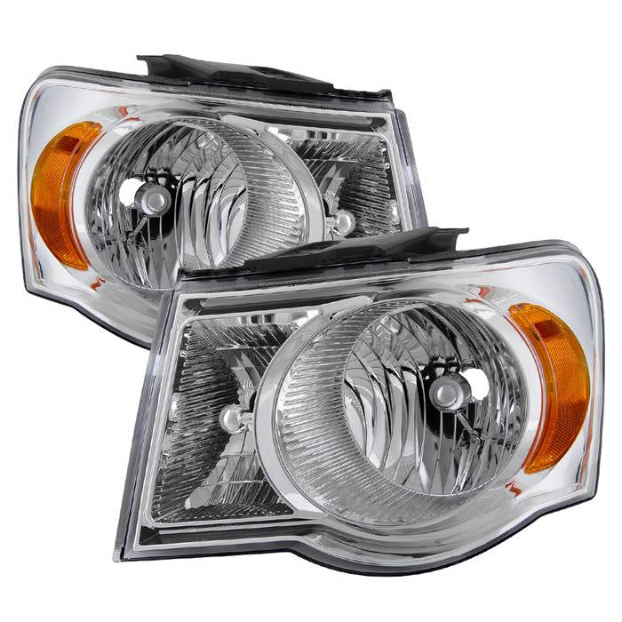 SPYDER xTune 07-09 Chrysler Aspen OEM Style Headlights - Chrome (HD-JH-CHRASP07-AM-C) 9037870