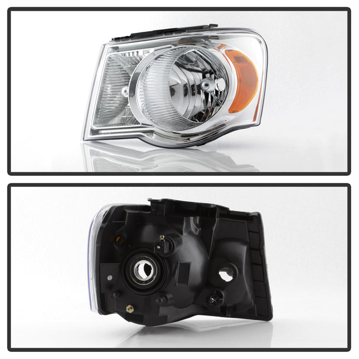 SPYDER xTune 07-09 Chrysler Aspen OEM Style Headlights - Chrome (HD-JH-CHRASP07-AM-C) 9037870