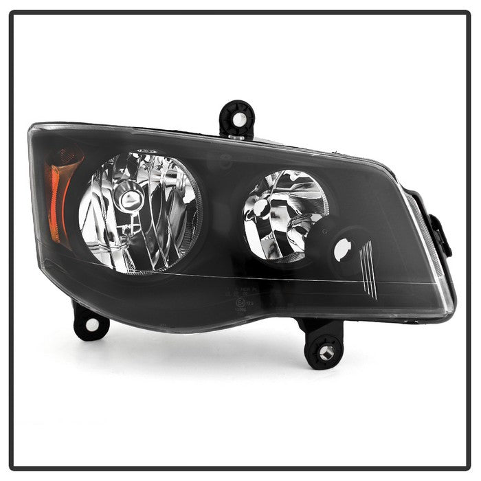 SPYDER xTune 11-17 Dodge Grand Caravan OEM Style Headlights - Black (HD-JH-CHRTC08-AM-BK) 9042492