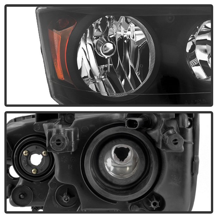 SPYDER xTune 11-17 Dodge Grand Caravan OEM Style Headlights - Black (HD-JH-CHRTC08-AM-BK) 9042492