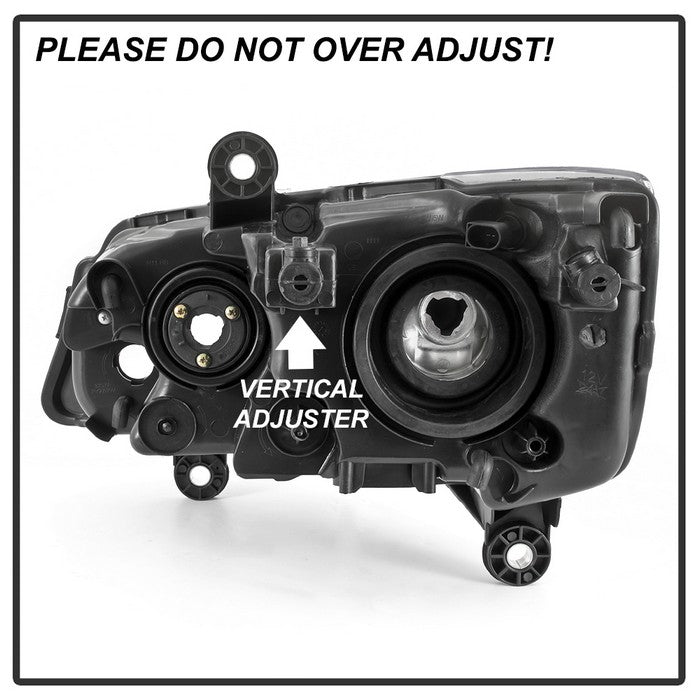 SPYDER xTune 11-17 Dodge Grand Caravan OEM Style Headlights - Black (HD-JH-CHRTC08-AM-BK) 9042492