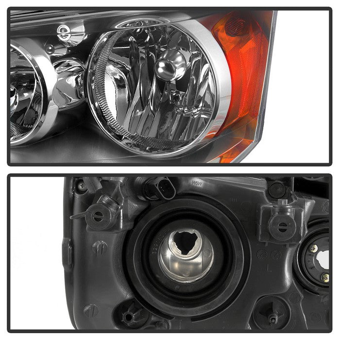 SPYDER xTune 11-17 Dodge Grand Caravan OEM Style Headlights - Chrome (HD-JH-CHRTC08-AM-C) 9042508