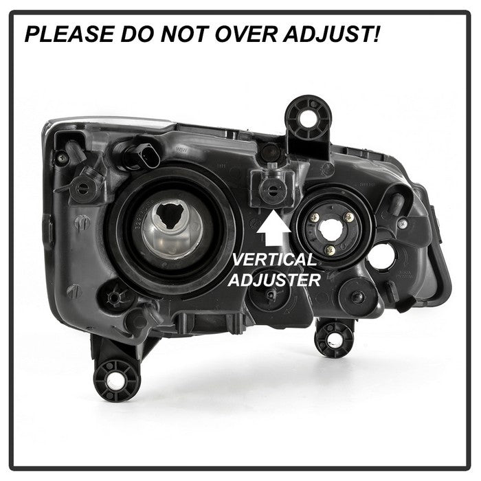 SPYDER xTune 11-17 Dodge Grand Caravan OEM Style Headlights - Chrome (HD-JH-CHRTC08-AM-C) 9042508