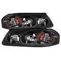 SPYDER Xtune Chevrolet Impala 00-04 OEM Headlamps Black HD-JH-CIM00-AM-BK 9027253