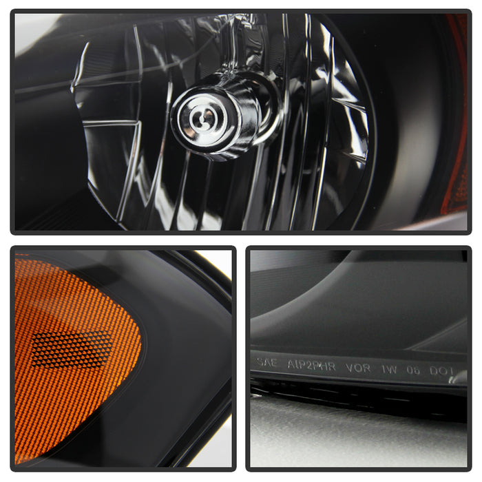 SPYDER Xtune Chevy Impala 06-13 Monte Carlo 06-07 Crystal Headlights Black HD-JH-CIM06-AM-BK 9026225