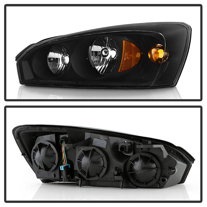 SPYDER Xtune Chevy Malibu 04-08 Crystal Headlights Black HD-JH-CMA04-AM-BK 9026454