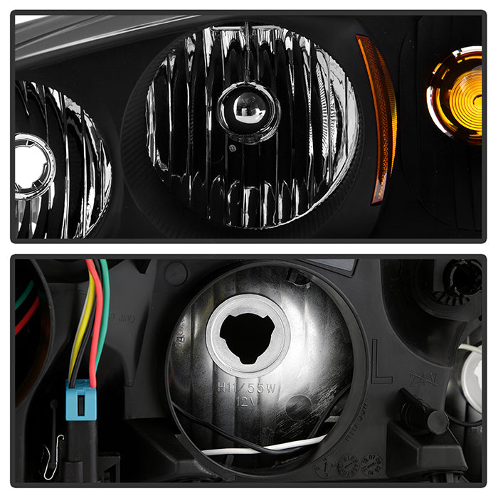 SPYDER Xtune Chevy Malibu 04-08 Crystal Headlights Black HD-JH-CMA04-AM-BK 9026454