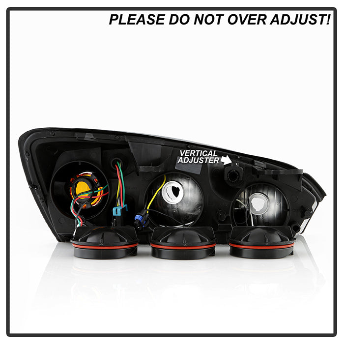 SPYDER Xtune Chevy Malibu 04-08 Crystal Headlights Black HD-JH-CMA04-AM-BK 9026454