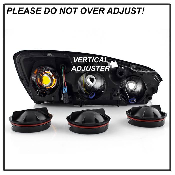 SPYDER xTune 04-08 Chevrolet Malibu Driver Side OEM Headlights - Left (HD-JH-CMA04-OE-L) 9943232