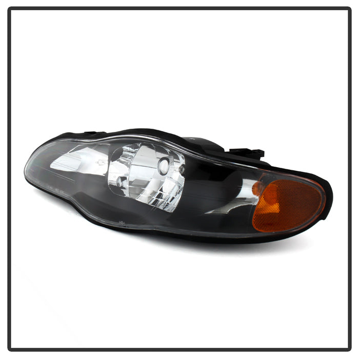 SPYDER Xtune Chevy Monte Carlo 00-05 Crystal Headlights Black HD-JH-CMC00-AM-BK 9023187