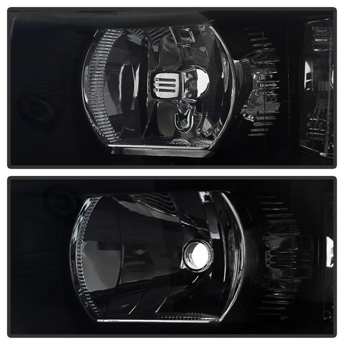 SPYDER Xtune Chevy Silverado 07-13 Crystal Headlights Black Smoked HD-JH-CS07-AM-BSM 9030260