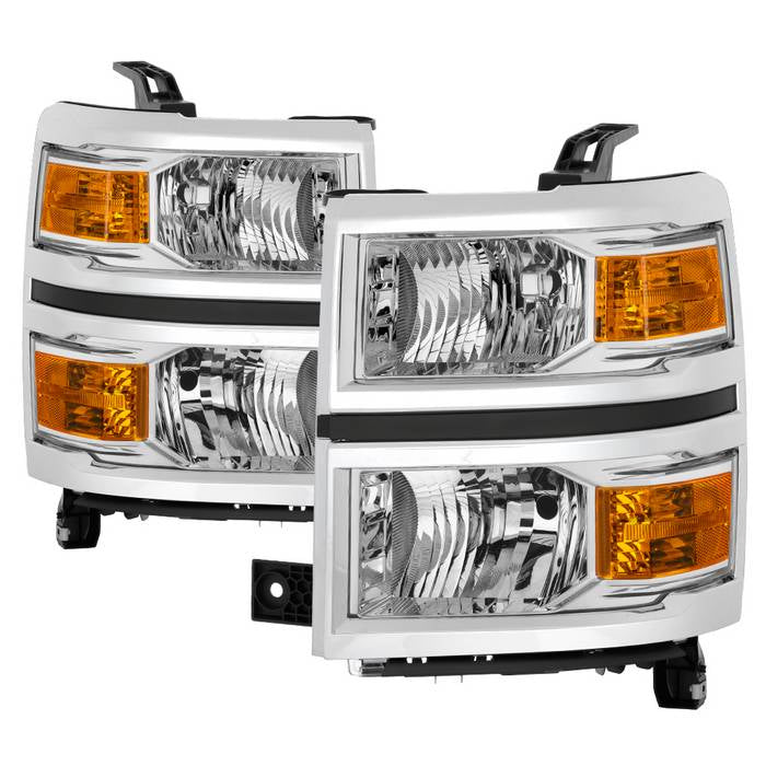 SPYDER Chevrolet Silverado 1500 14-15 (Non-HD) OEM Style Headlights - Chrome HD-JH-CS14-AM-C 9040092