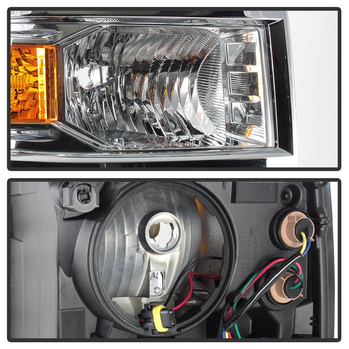 SPYDER Chevrolet Silverado 1500 14-15 (Non-HD) OEM Style Headlights - Chrome HD-JH-CS14-AM-C 9040092