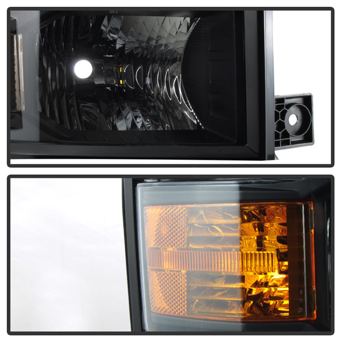SPYDER xTune Chevrolet Silverado 1500 14-15 (Non-HD) OEM Projector Headlights - Black HD-JH-CS14-PJ-BK 9040139