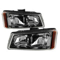 SPYDER Xtune Chevy Silverado 1500/2500/3500 03-06 Crystal Headlights Black HD-JH-CSIL03-BK-AM 5072245