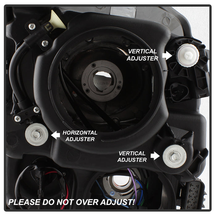 SPYDER xTune Cadillac SRX 10-14 Driver Side Halogen Headlight - OEM L HD-JH-CSRX11-OE-L 9938894