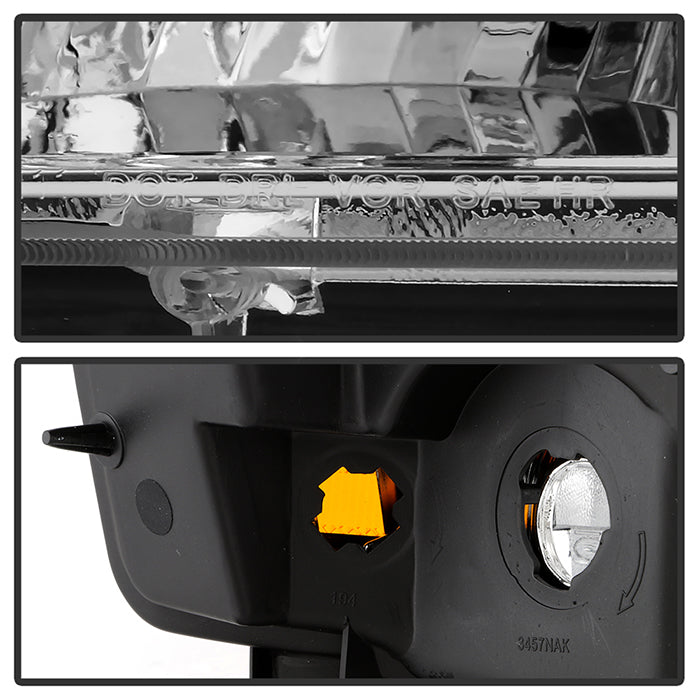 SPYDER Xtune Chevy Suburban 1500/2500 07-14 Crystal Headlights Chrome HD-JH-CSUB07-AM-C 9022760
