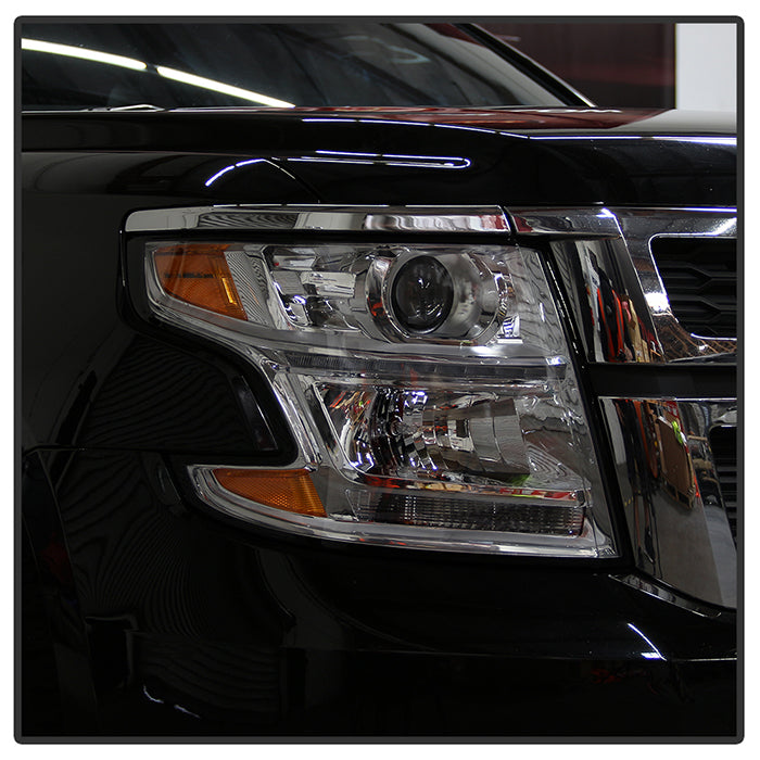 SPYDER xTune 15-17 Chevrolet Suburban OEM Style Halogen Headlights -Chrome (HD-JH-CSUB15-AM-C) 9044090