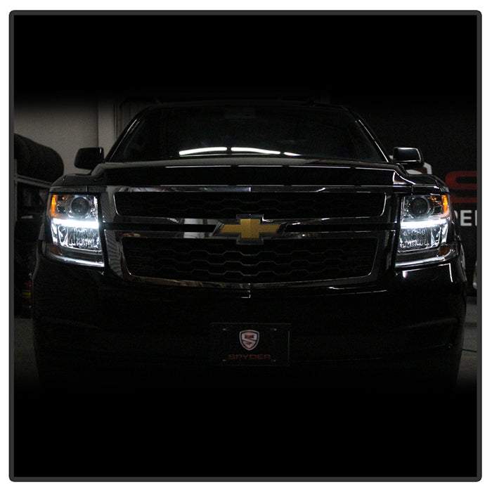 SPYDER xTune 15-17 Chevrolet Suburban OEM Style Halogen Headlights -Chrome (HD-JH-CSUB15-AM-C) 9044090