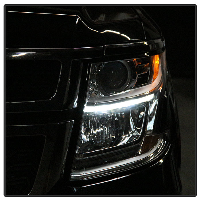 SPYDER xTune 15-17 Chevrolet Suburban OEM Style Halogen Headlights -Chrome (HD-JH-CSUB15-AM-C) 9044090