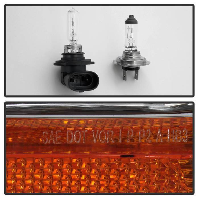 SPYDER xTune 15-17 Chevrolet Suburban OEM Style Halogen Headlights -Chrome (HD-JH-CSUB15-AM-C) 9044090