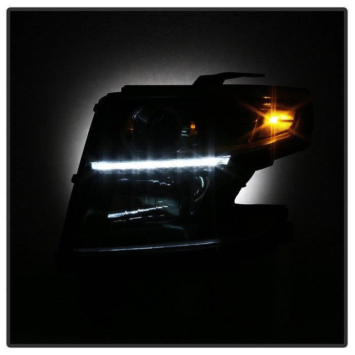 SPYDER xTune 15-17 Chevy Suburban (Halogen Models Only) Driver Side Headlights OEM Left (HD-JH-CSUB15-OE-L) 9040603