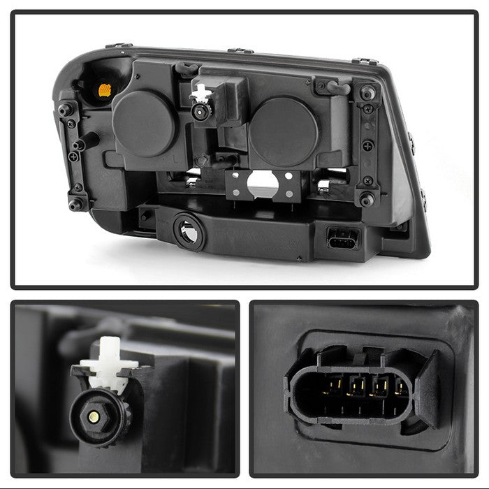 SPYDER Xtune Chevy Trailblazer 02-09 OEM Style Headlights Black Smoke HD-JH-CTB02-AM-BSM 9028595