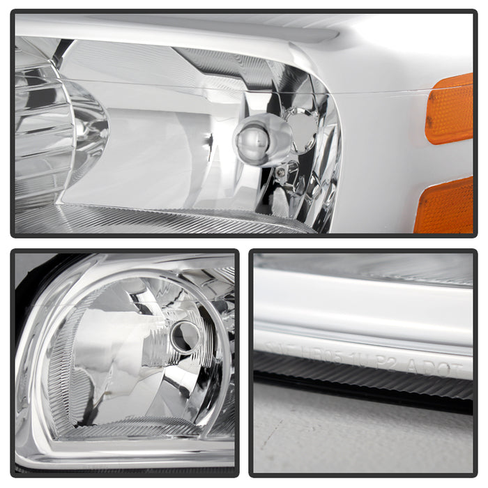 SPYDER Xtune Chevy Uplander 05-09 Headlights -Chrome HD-JH-CUP05-AM-C 9026034