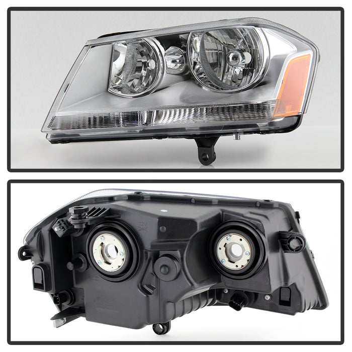 SPYDER xTune 08-14 Dodge Avenger Driver Side Headlights - OEM Left (HD-JH-DA08-OE-L) 9038136