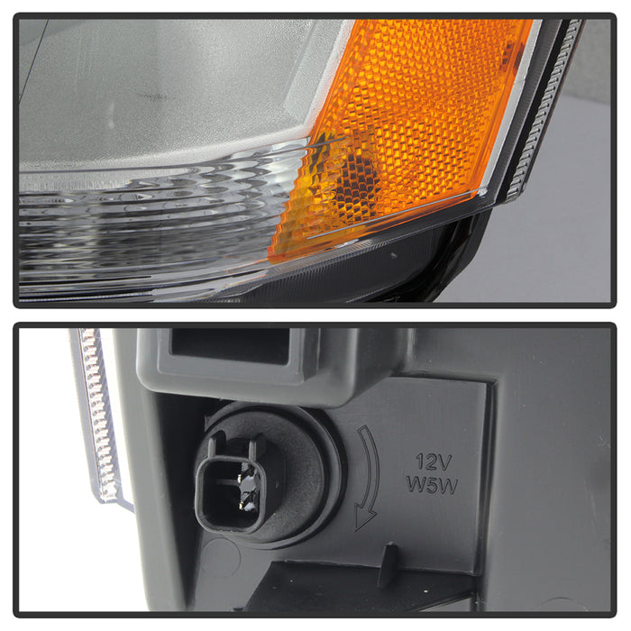 SPYDER xTune 08-14 Dodge Avenger Driver Side Headlights - OEM Left (HD-JH-DA08-OE-L) 9038136