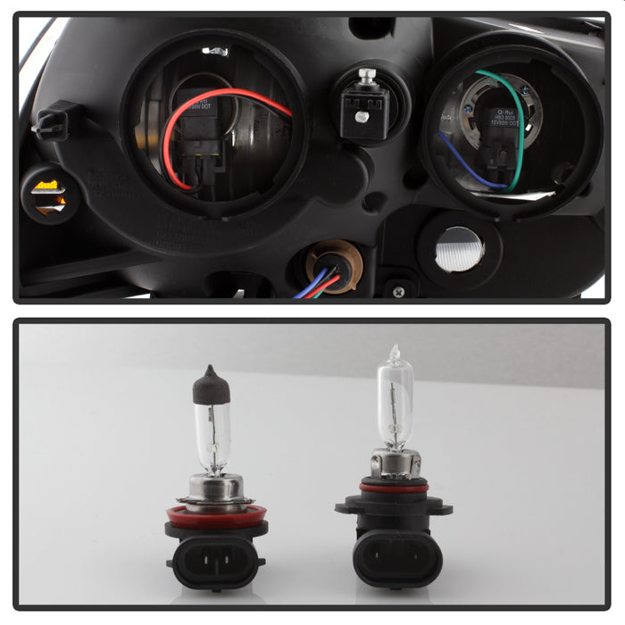 SPYDER xTune 11-14 Dodge Charger Halogen Headlights - Black (HD-JH-DCH11-AM-BK) 9037160