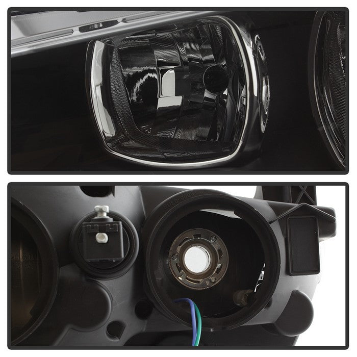 SPYDER xTune 11-14 Dodge Charger Halogen Headlights - Black Smoke (HD-JH-DCH11-AM-BSM) 9037177